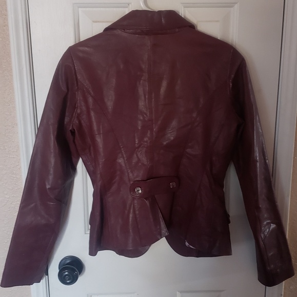 MARCIANO 100% real leather JACKET - Picture 4 of 6